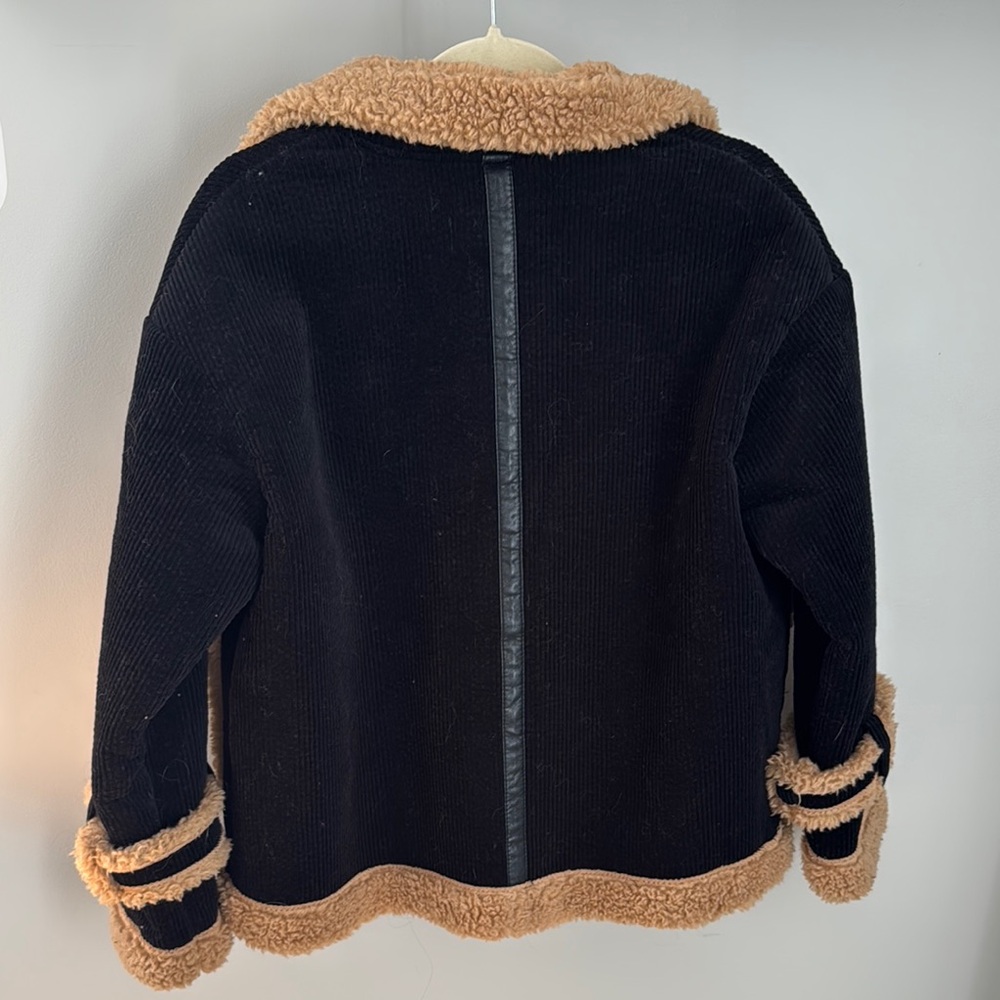 Adrienne Landau Tan Sherpa Jacket - Picture 4 of 4